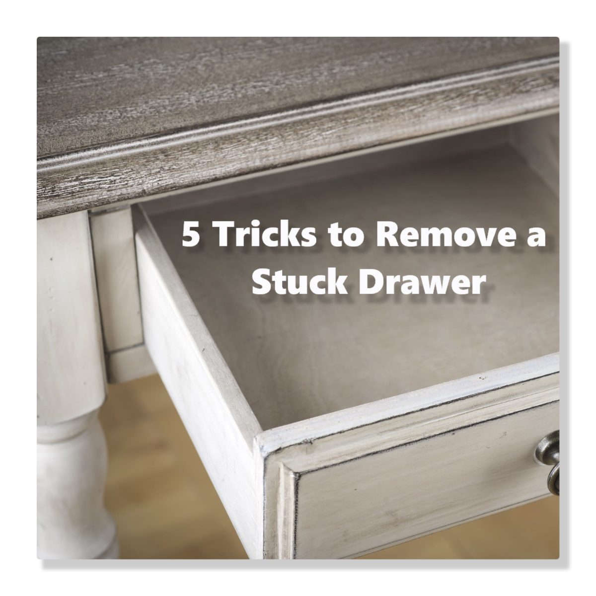 How to Fix Old Dresser Drawers that Stick